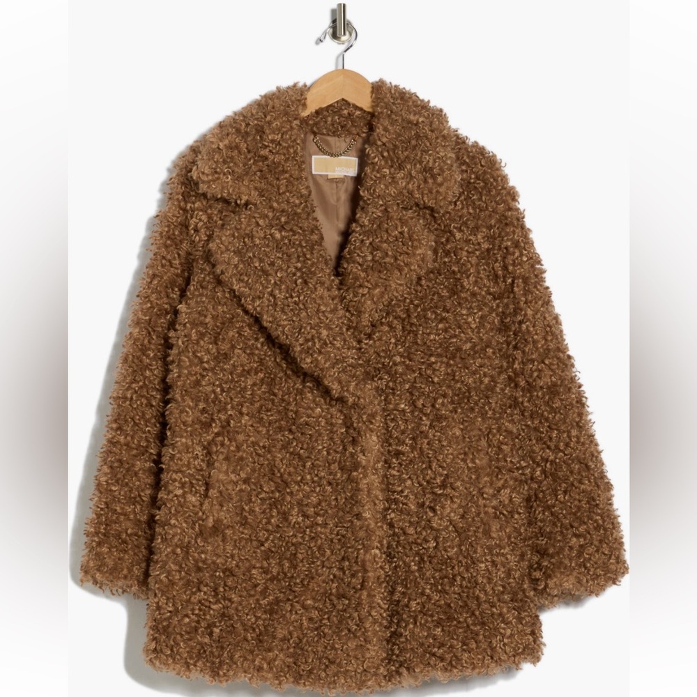 Michael Kors Brown Teddy Jacket